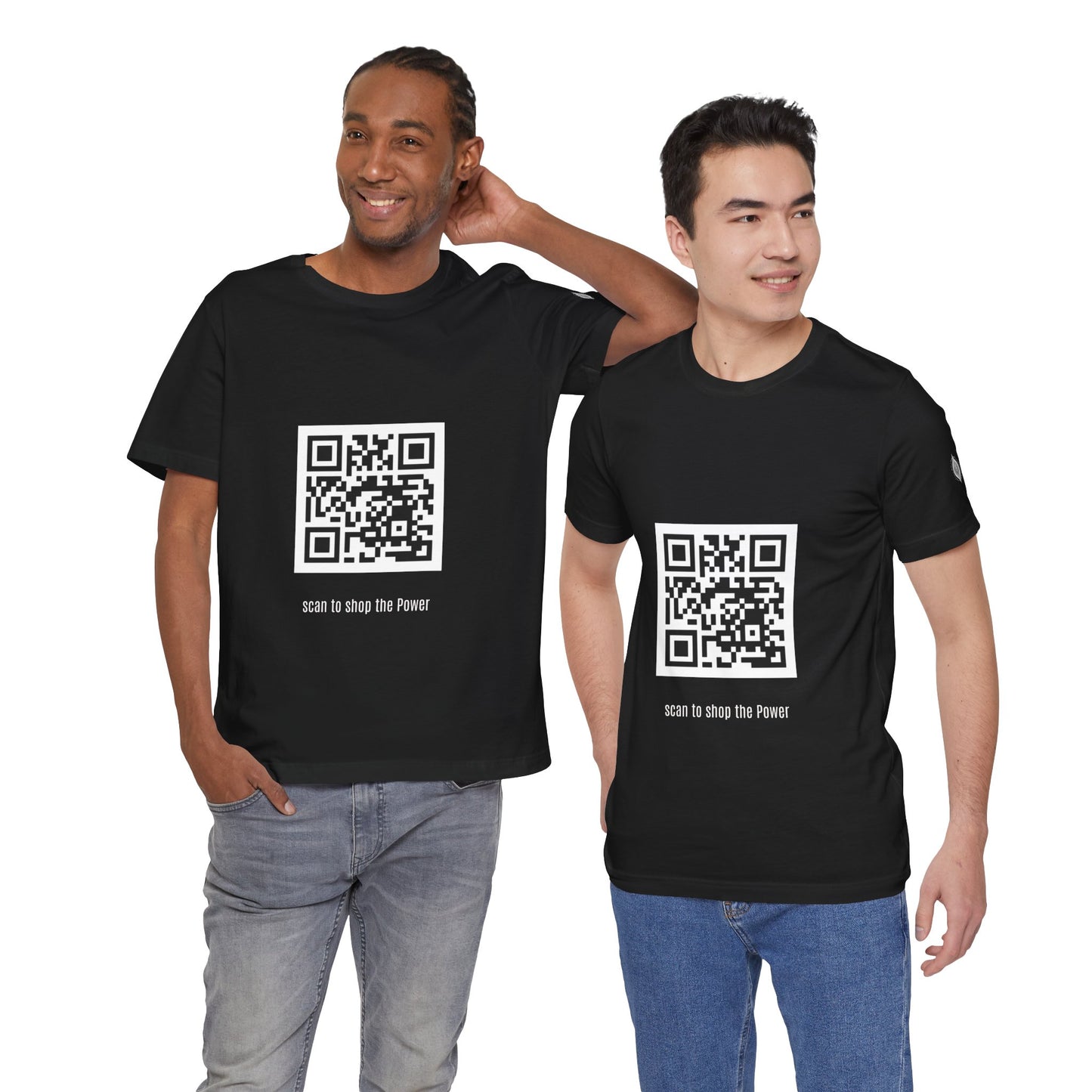 Healing Power QR Code Unisex Tee - Scan to Shop