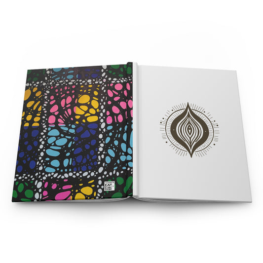 Seven senses Vibrant Abstract Hardcover Journal - Creative Writing & Inspiration