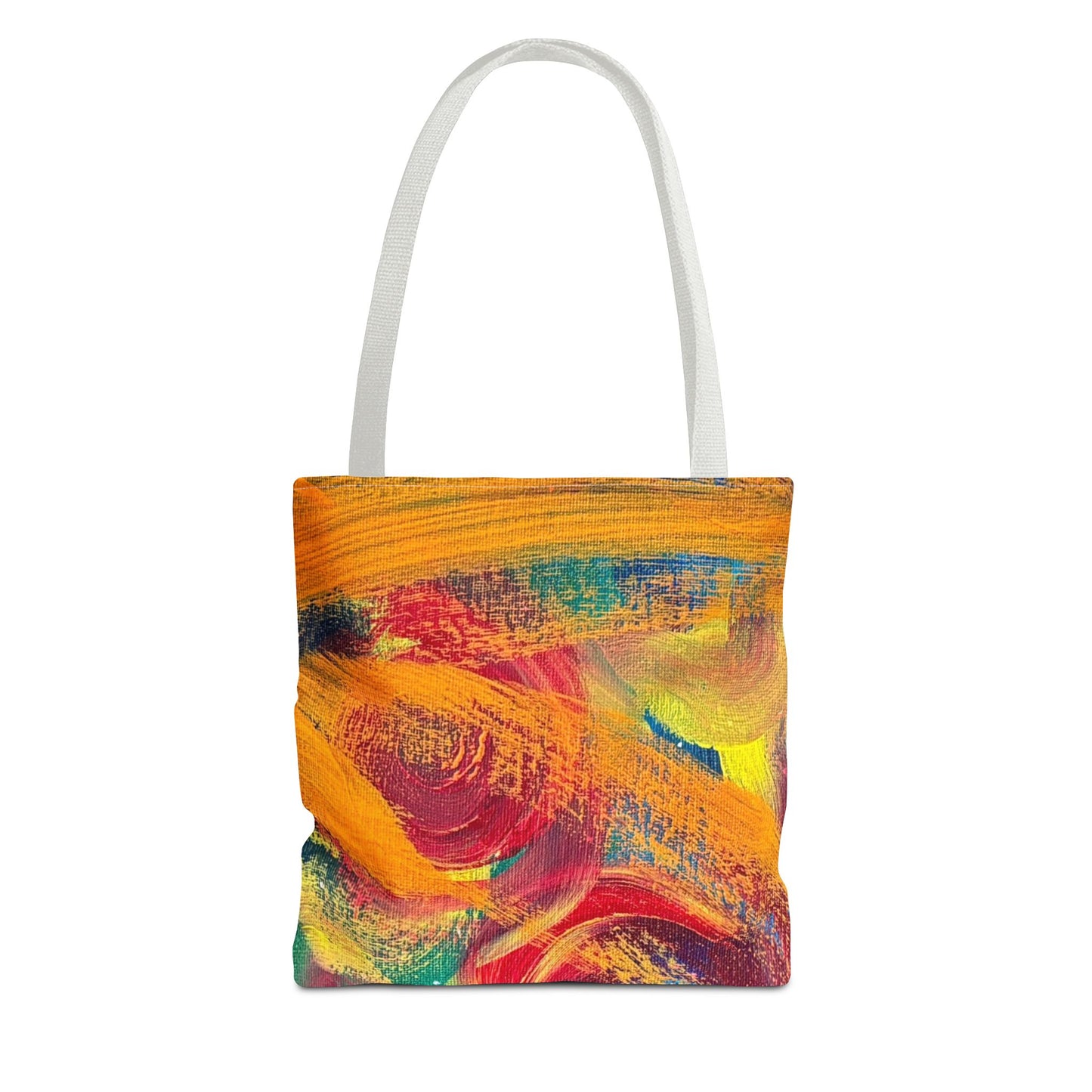 Power Art-Inspired Tote Bag - Bold Colors, Strength & Energy Design, Durable & Lightweight