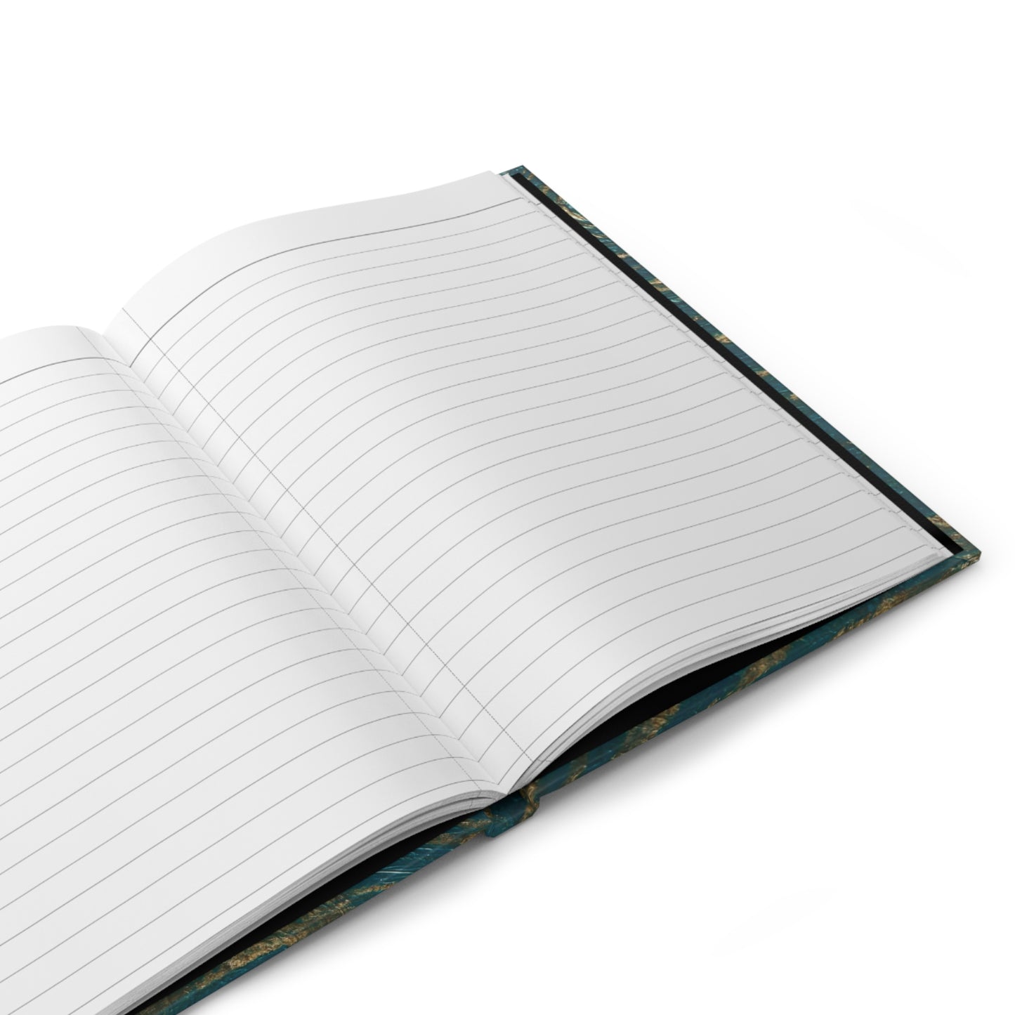 B. Art-Inspired Hardcover Journal for Creative Writing & Inspiration Printed With Original Custom Artwork "Emerald Perfection"