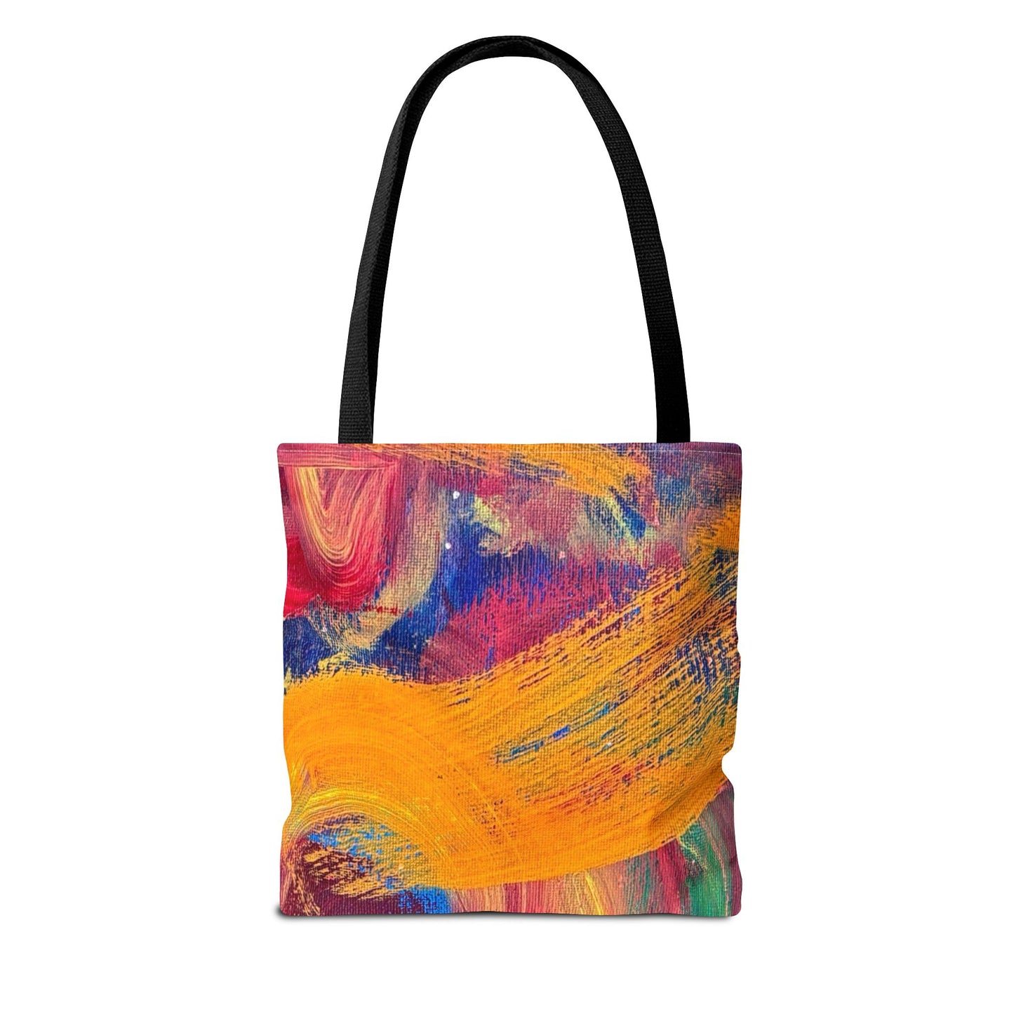 Power Art-Inspired Tote Bag - Bold Colors, Strength & Energy Design, Durable & Lightweight