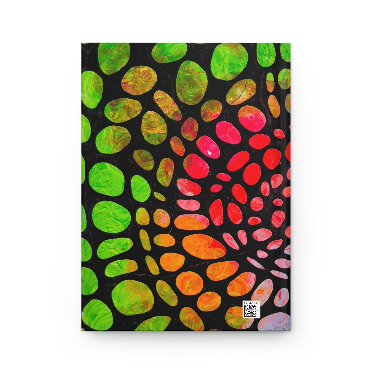 Beginnings Vibrant Abstract Hardcover Journal