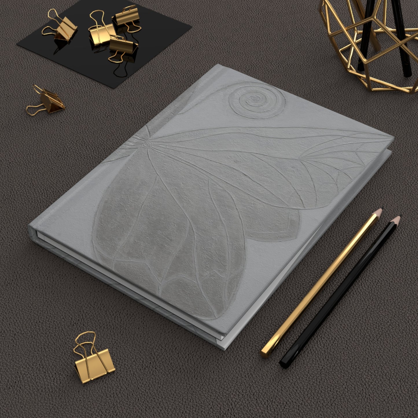 Art-Inspired Hardcover Journal for Creative Writing & Inspiration Printed With Original Custom Artwork "Butterfly Perfection"