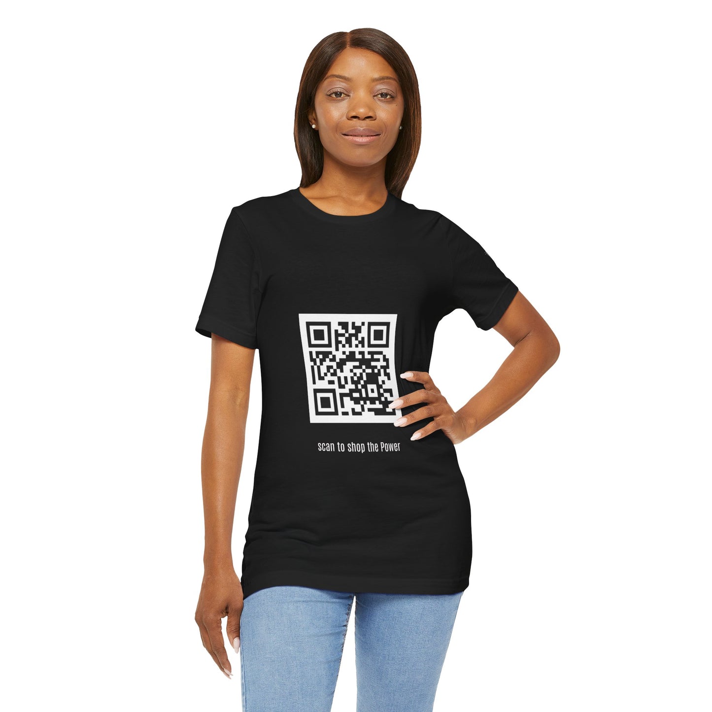 Healing Power QR Code Unisex Tee - Scan to Shop