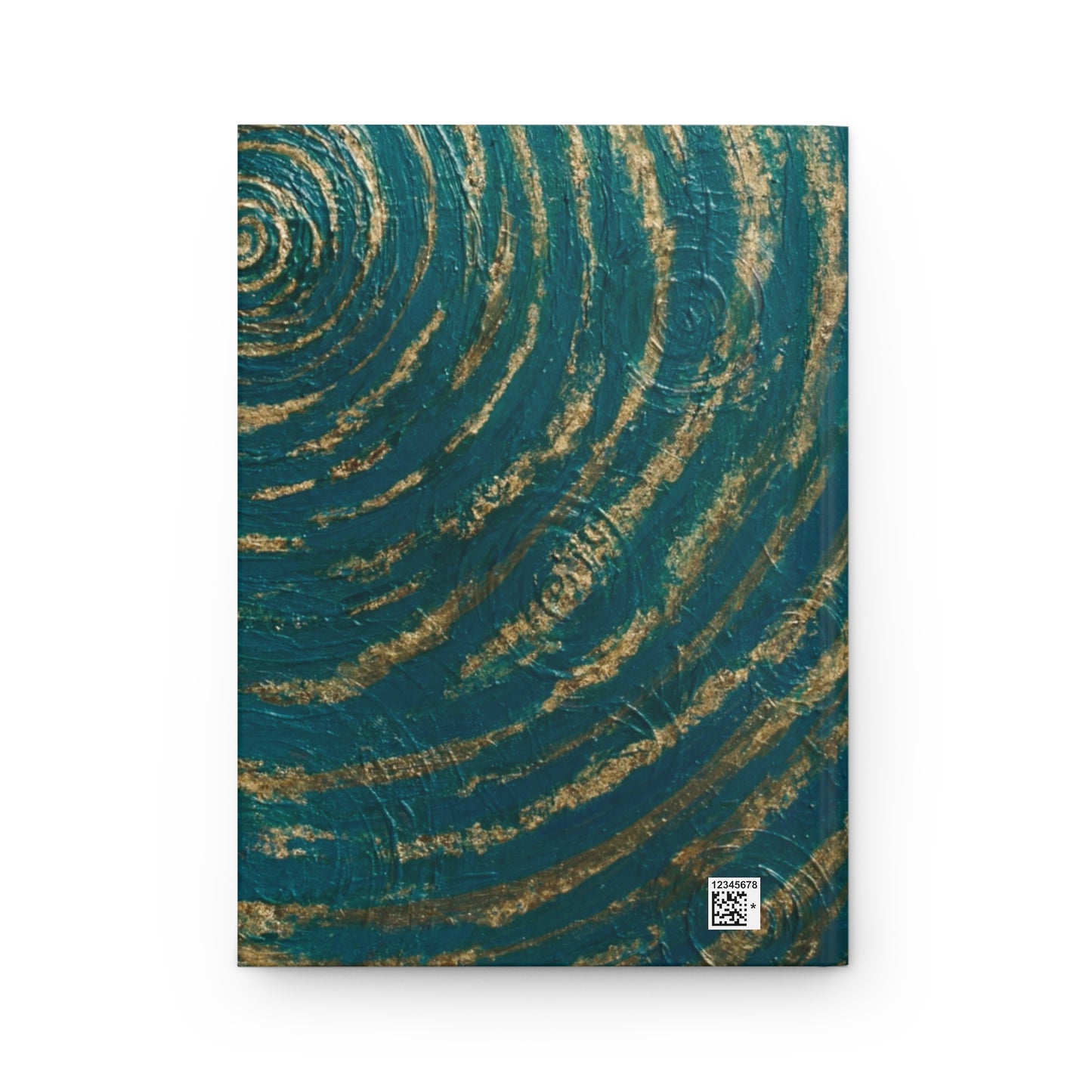 B. Art-Inspired Hardcover Journal for Creative Writing & Inspiration Printed With Original Custom Artwork "Emerald Perfection"