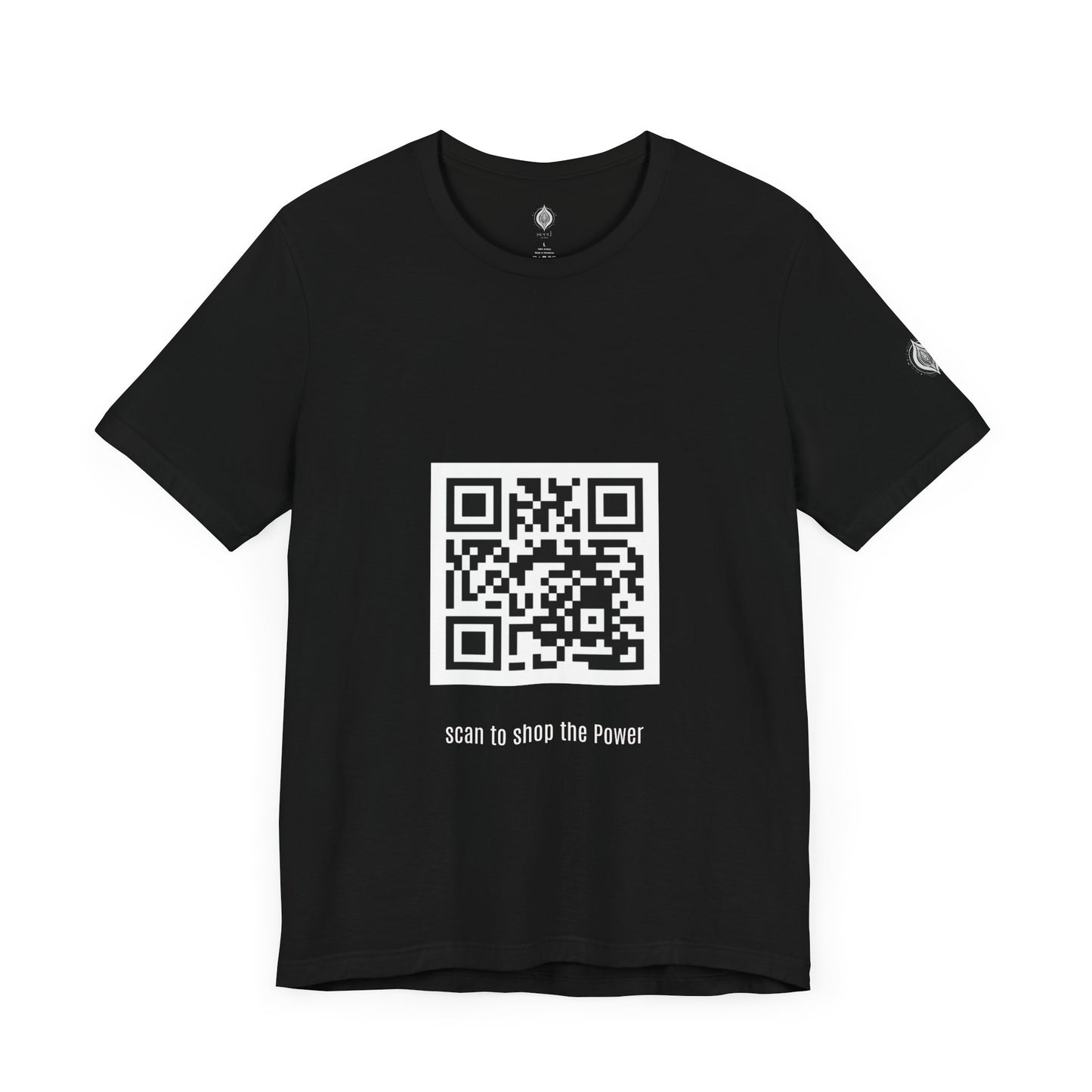 Healing Power QR Code Unisex Tee - Scan to Shop