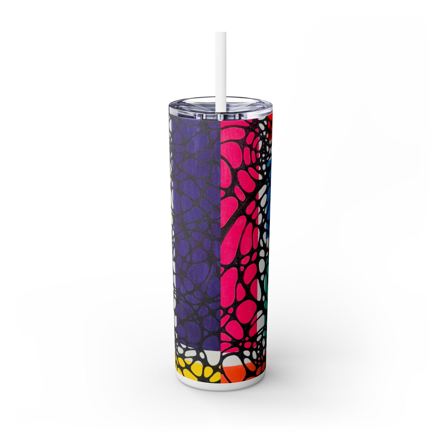 Gathering Skinny Tumbler – Abstract 20oz with Straw