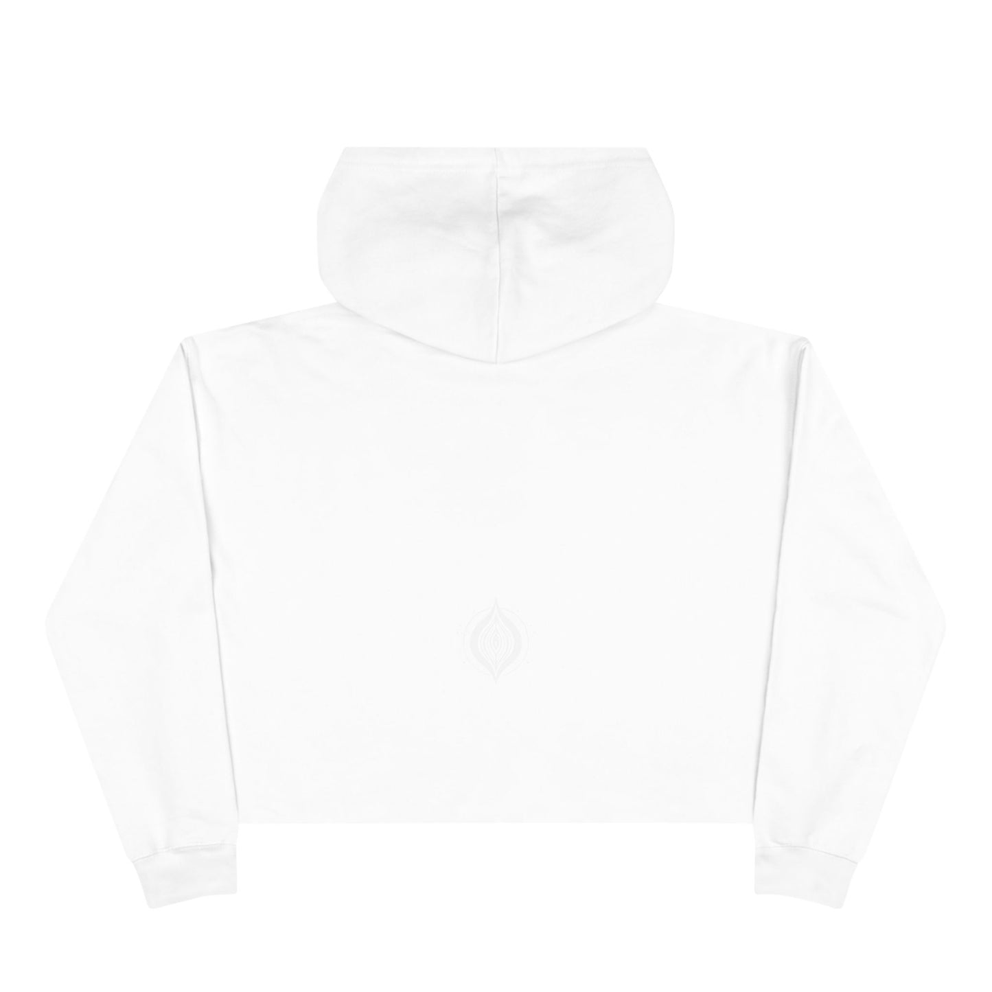 Art Inspired Designed Crop Hoodie - Meaningful Fashion for Casual Outings Printed With Original Custom Artwork "Butterfly Perfection"