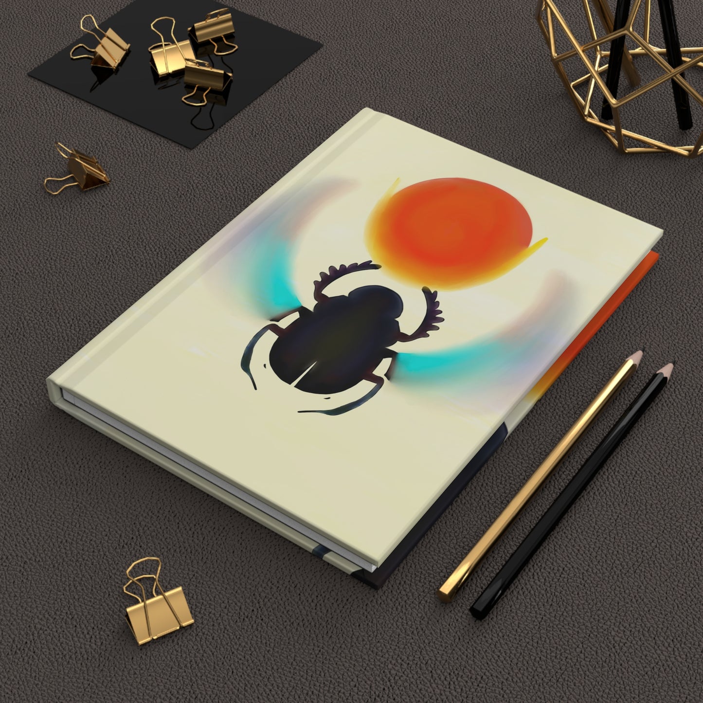 Magic Scarab Hardcover Journal